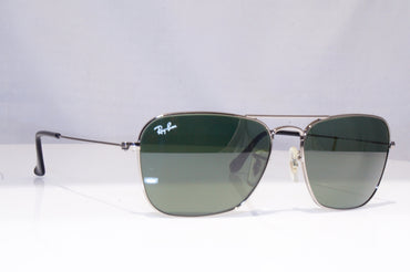RAY-BAN Mens Designer Sunglasses Silver Square RB 3136 004 18777