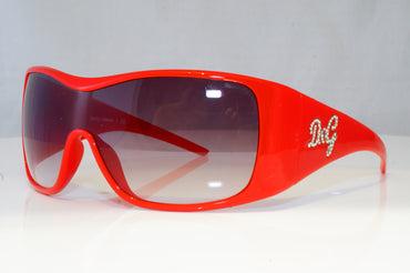 DOLCE & GABBANA Womens Diamante Oversized Sunglasses Red  D&G 8033 588/8G 19977