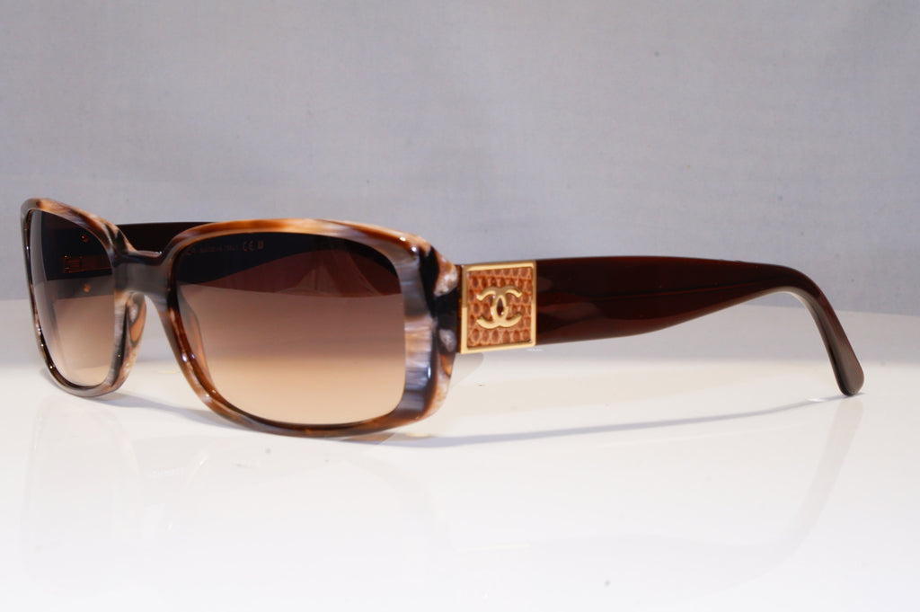 CHANEL Womens Boxed Designer Sunglasses Brown Rectangle 5115 905/13 22043