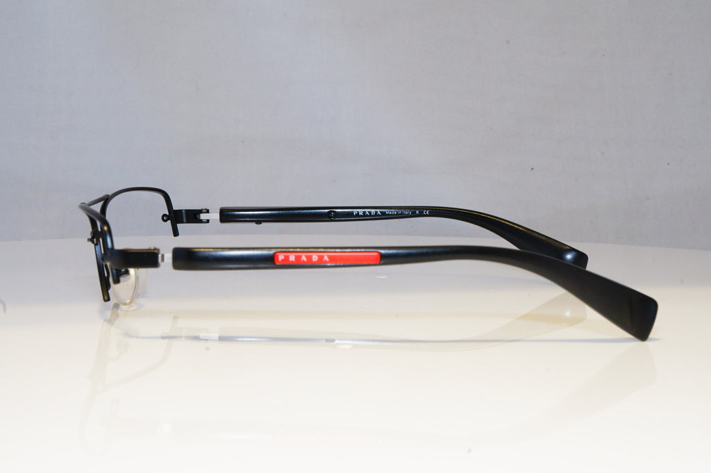 PRADA Mens Designer Sunglasses Black Rectangle  FRAME ONLY SPS 50N 1BO-1A1 20839