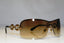GUCCI Mens Vintage 1990 Designer Sunglasses Brown Shield GG 2631 CBXIS 17650