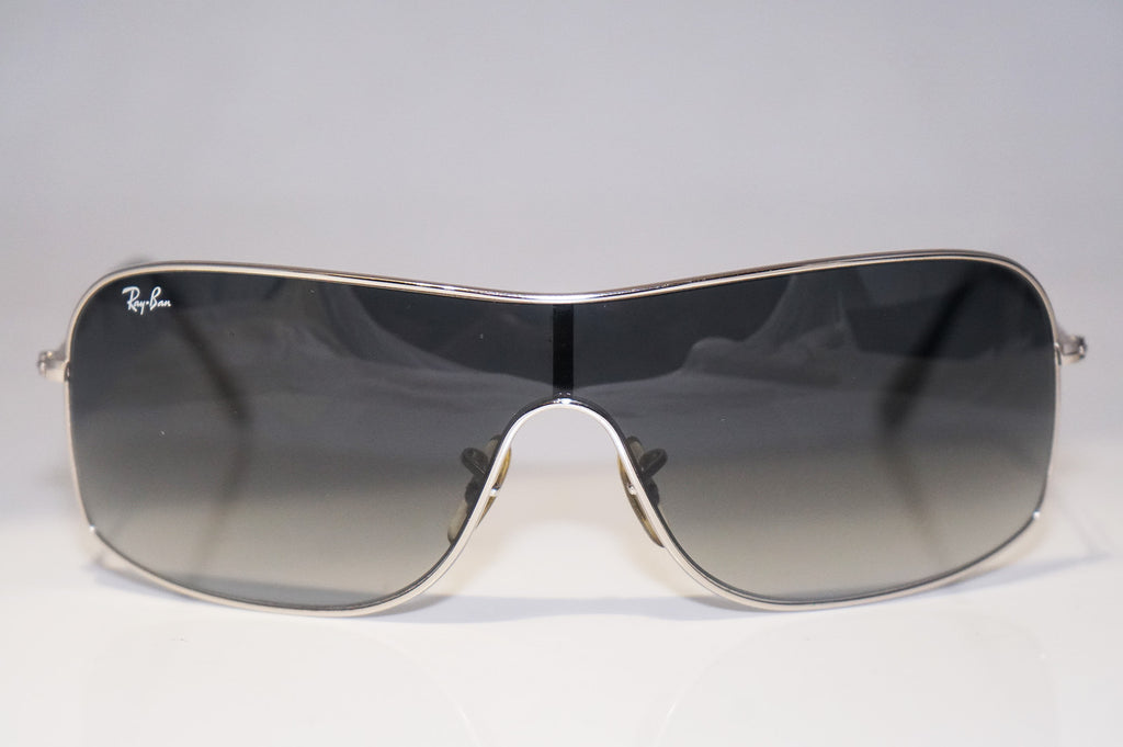 RAY-BAN Mens Designer Sunglasses Silver Shield RB 3341 003/8G 15590