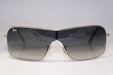 RAY-BAN Mens Designer Sunglasses Silver Shield RB 3341 003/8G 15590