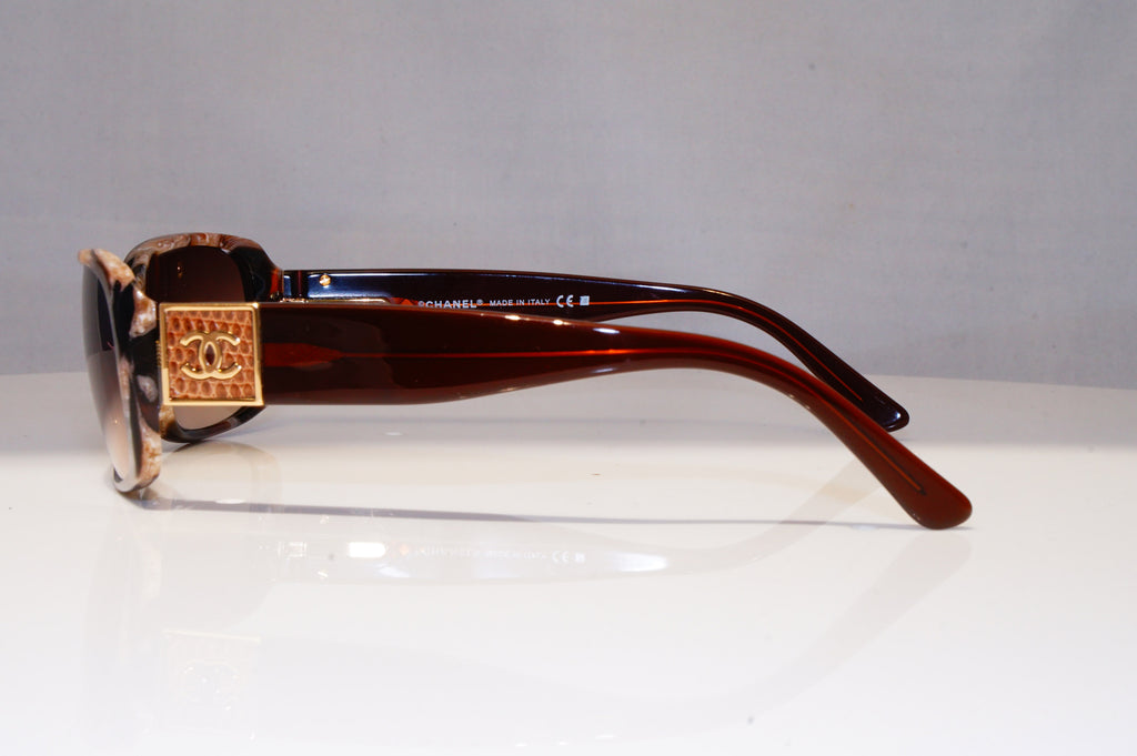 CHANEL Womens Boxed Designer Sunglasses Brown Rectangle 5115 905/13 22043