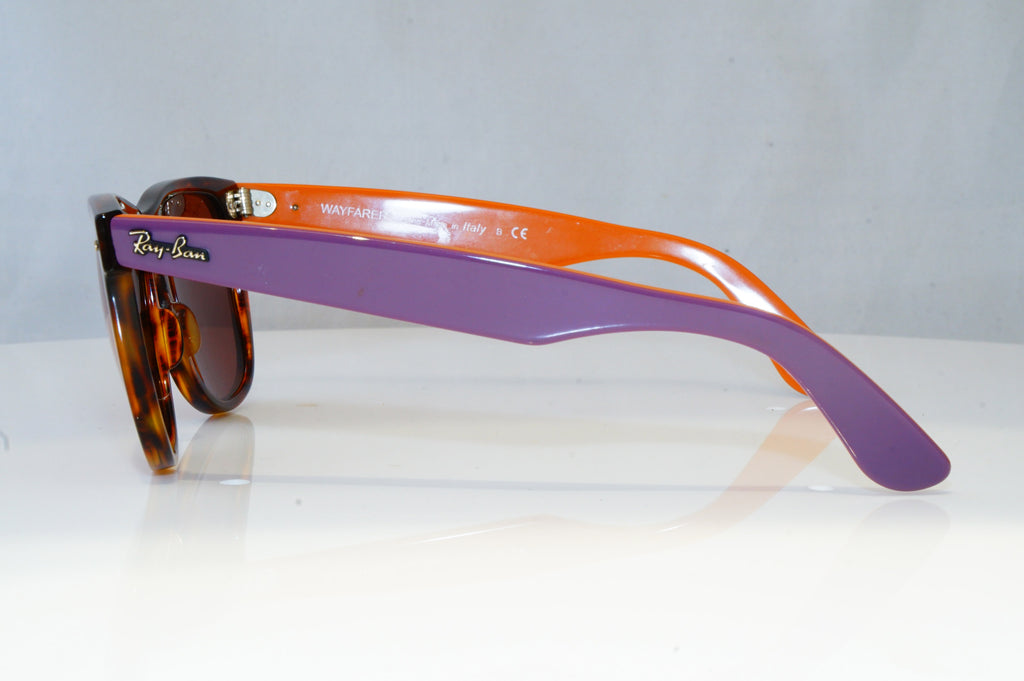 RAY-BAN Mens Mirror Designer Sunglasses Brown Wayfarer RB 2140 1177/2K 19966