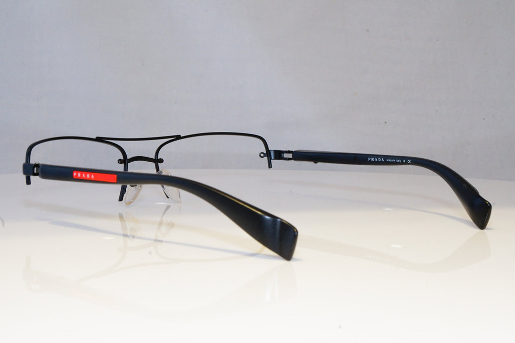 PRADA Mens Designer Sunglasses Black Rectangle  FRAME ONLY SPS 50N 1BO-1A1 20839