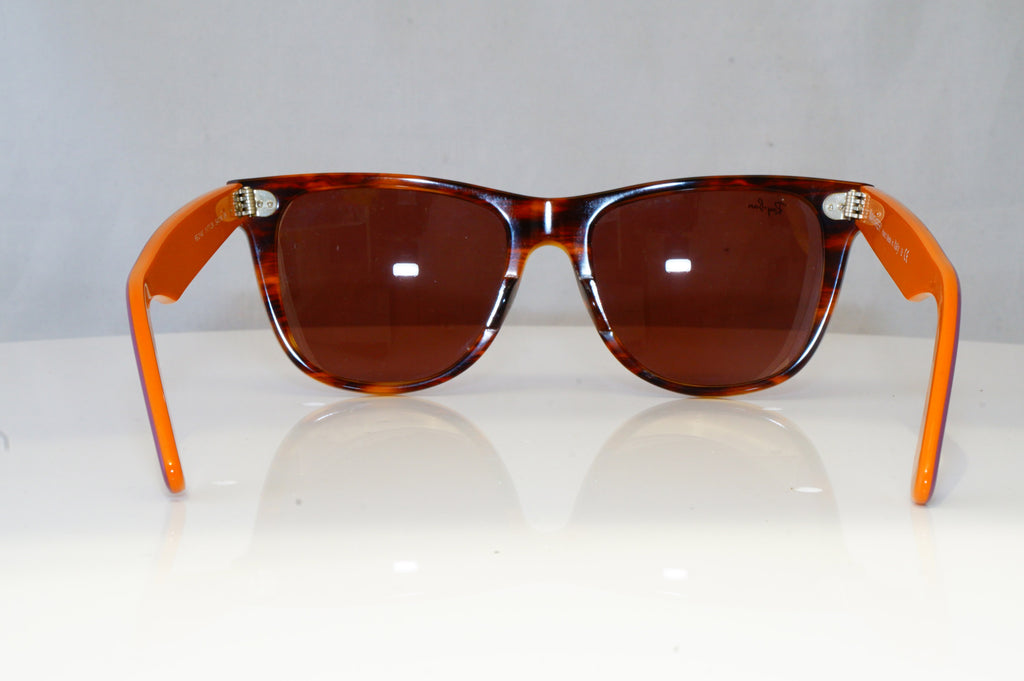 RAY-BAN Mens Mirror Designer Sunglasses Brown Wayfarer RB 2140 1177/2K 19966