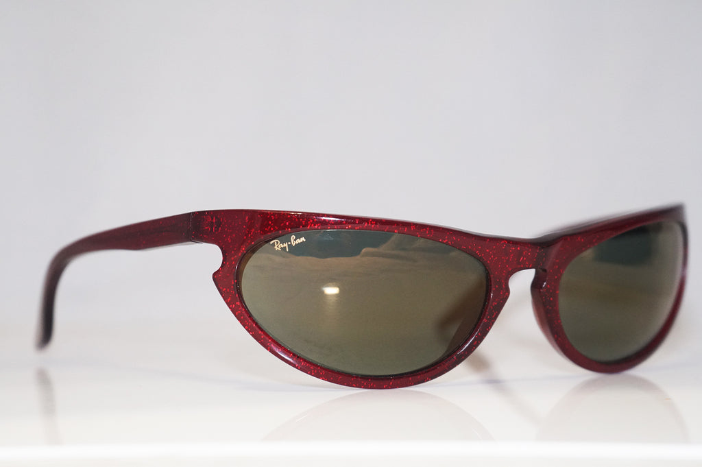 RAY-BAN 1990 Vintage Mens Designer Sunglasses Maroon Predator W2353 YSAS 16105