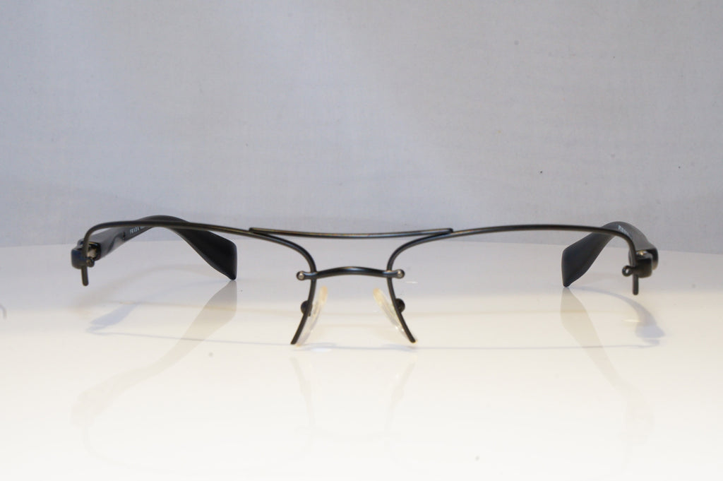 PRADA Mens Designer Sunglasses Black Rectangle  FRAME ONLY SPS 50N 1BO-1A1 20839