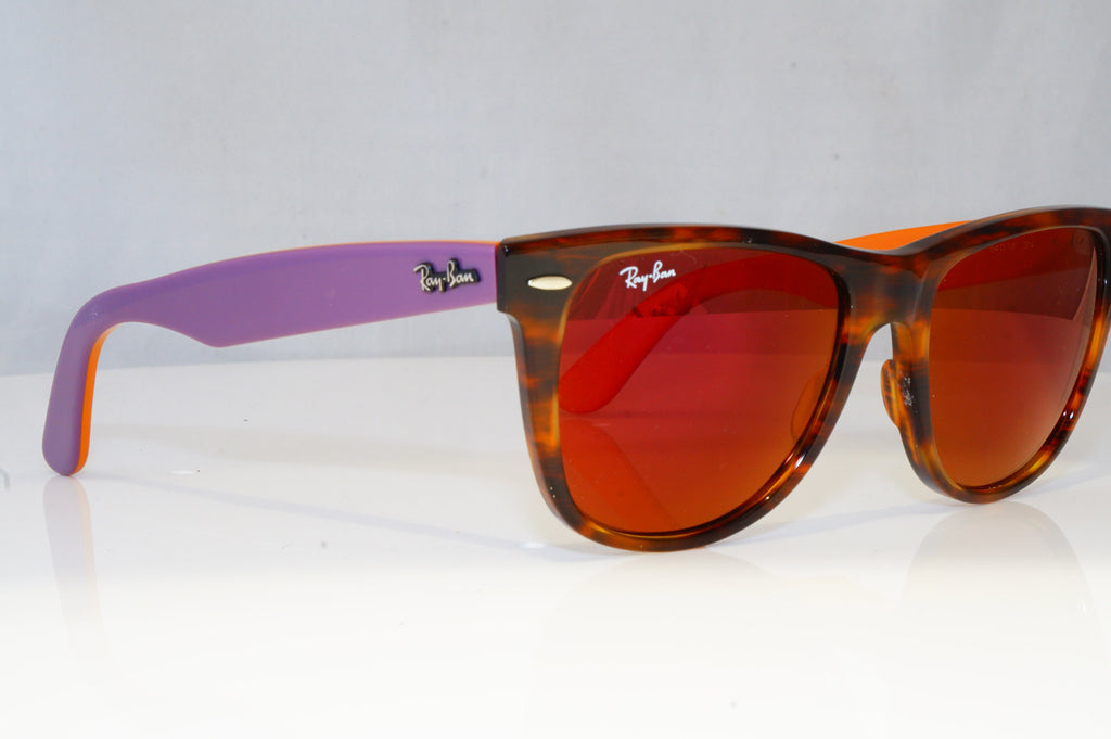 RAY-BAN Mens Mirror Designer Sunglasses Brown Wayfarer RB 2140 1177/2K 19966