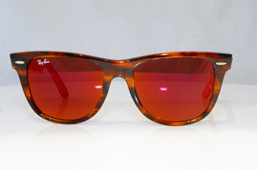 RAY-BAN Mens Mirror Designer Sunglasses Brown Wayfarer RB 2140 1177/2K 19966