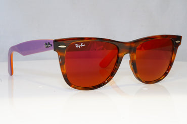 RAY-BAN Mens Mirror Designer Sunglasses Brown Wayfarer RB 2140 1177/2K 19966