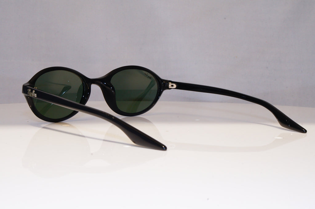 RAY-BAN Vintage 1990 Vintage Sunglasses Black Oval W2833 BAUSCH LOMB 21798