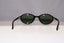RAY-BAN Vintage 1990 Vintage Sunglasses Black Oval W2833 BAUSCH LOMB 21798