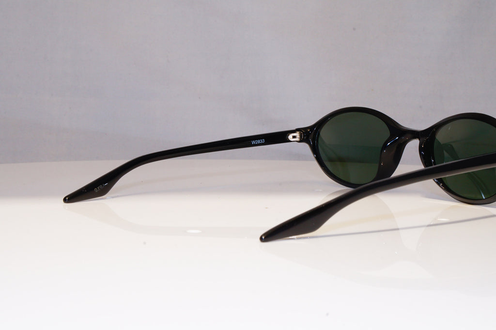 RAY-BAN Vintage 1990 Vintage Sunglasses Black Oval W2833 BAUSCH LOMB 21798