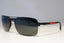 PRADA Mens Designer Sunglasses Black Rectangle SPS 50N 1BO-1A1 20837