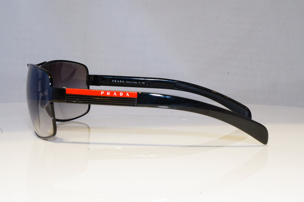 PRADA Mens Designer Sunglasses Black Rectangle SPS 54I 7AXOA7 20861