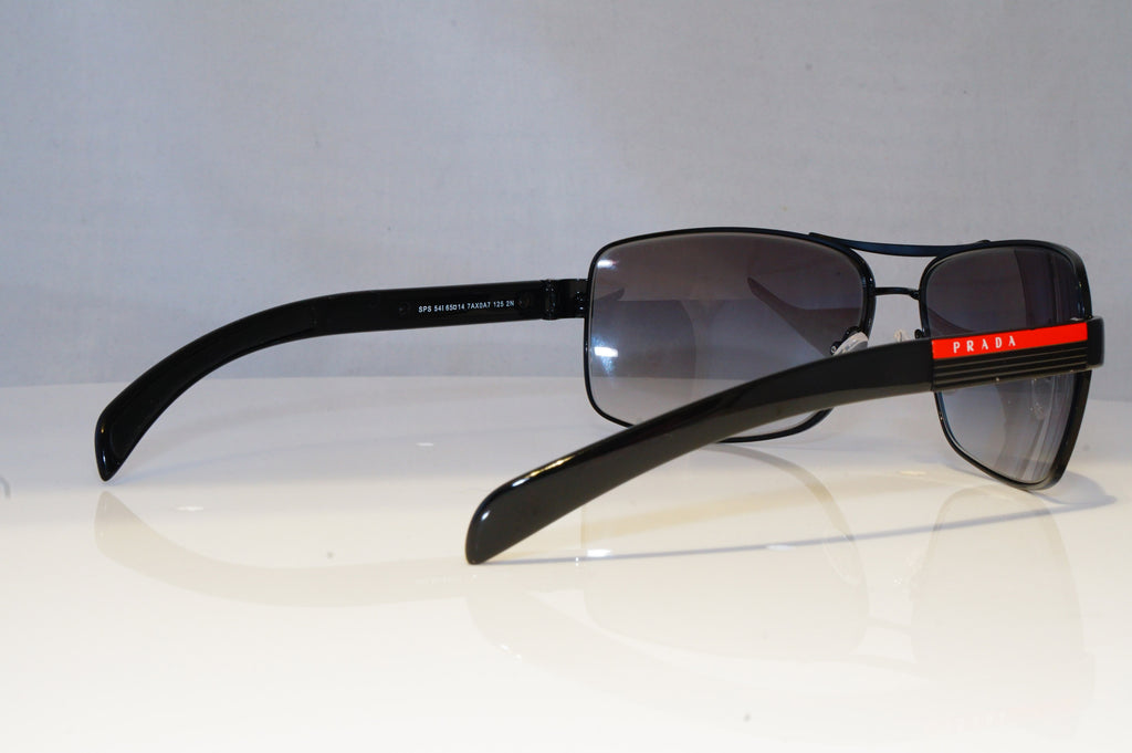 PRADA Mens Designer Sunglasses Black Rectangle SPS 54I 7AXOA7 20861