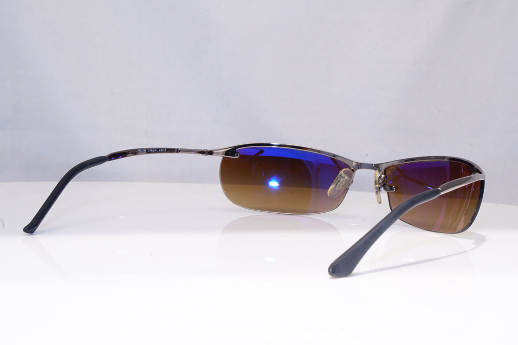 RAY-BAN Mens Designer Sunglasses Silver Wrap FLIGHT RB 3186 004/8W 18781