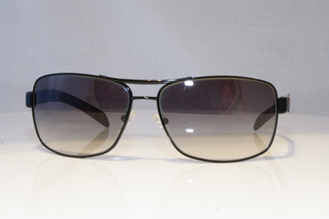 PRADA Mens Designer Sunglasses Black Rectangle SPS 54I 7AXOA7 20861