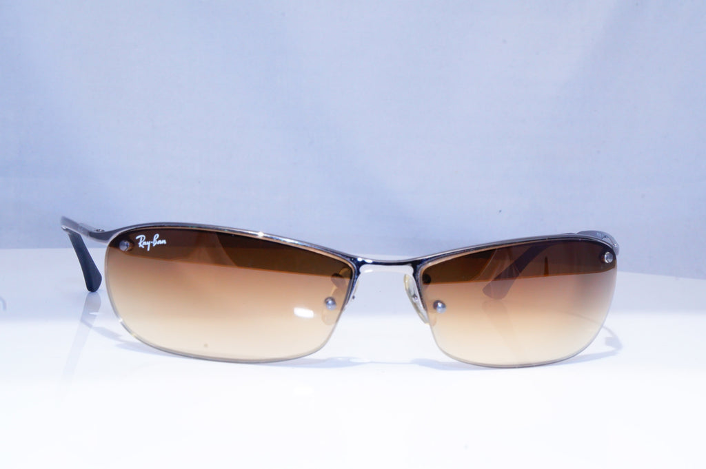 RAY-BAN Mens Designer Sunglasses Silver Wrap FLIGHT RB 3186 004/8W 18781