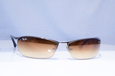 RAY-BAN Mens Designer Sunglasses Silver Wrap FLIGHT RB 3186 004/8W 18781