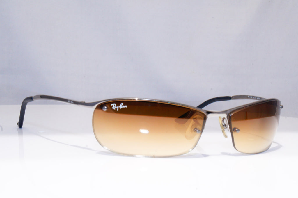 RAY-BAN Mens Designer Sunglasses Silver Wrap FLIGHT RB 3186 004/8W 18781