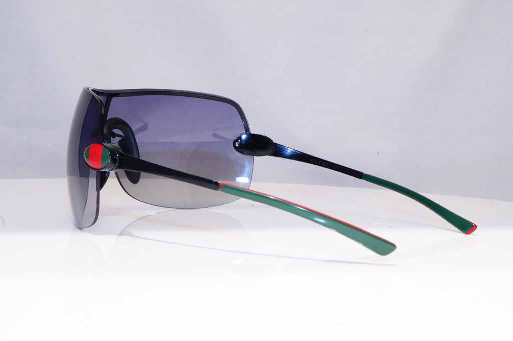 GUCCI Mens Designer Sunglasses Black Shield SKI GG 1854 006VK 18796