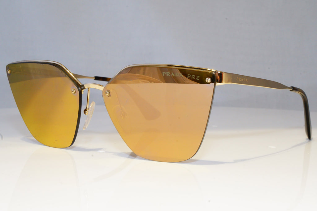 PRADA Womens Designer Sunglasses Gold Butterfly FRAME ONLY SPR 68T ZVN-5N2 20843