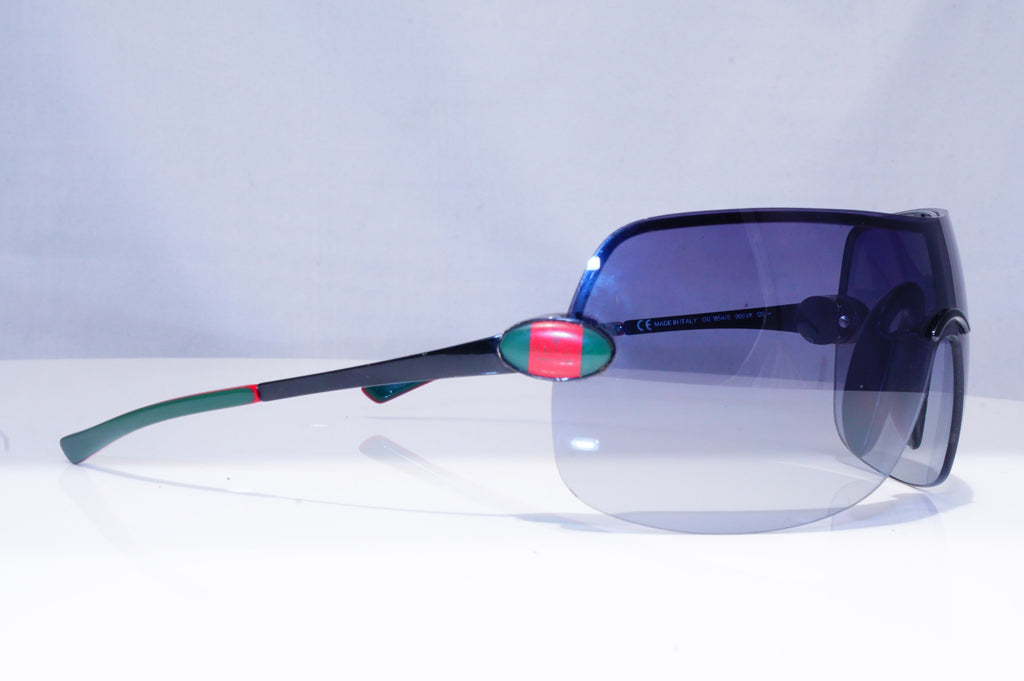 GUCCI Mens Designer Sunglasses Black Shield SKI GG 1854 006VK 18796