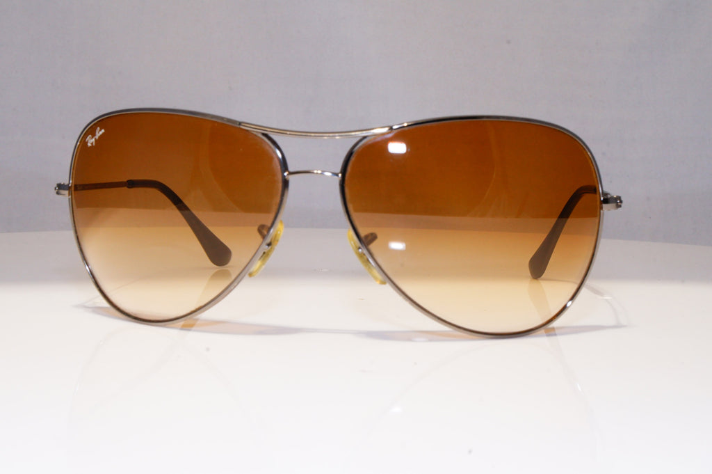 RAY-BAN Mens Vintage 1990 Designer Sunglasses Silver Pilot RB 3386 004/13 22025