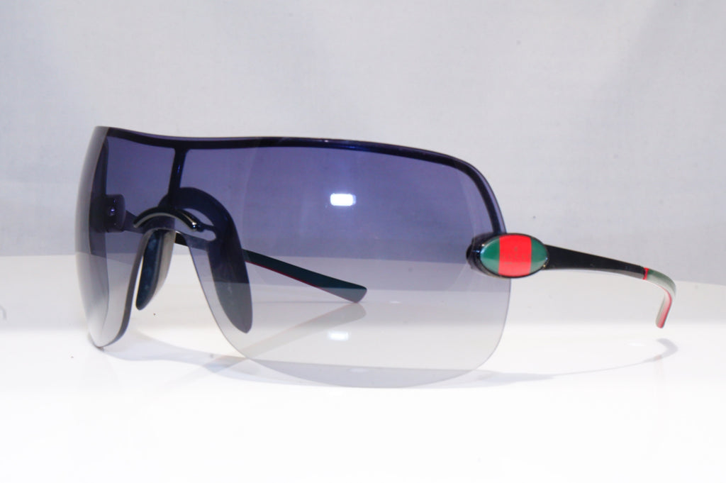 GUCCI Mens Designer Sunglasses Black Shield SKI GG 1854 006VK 18796