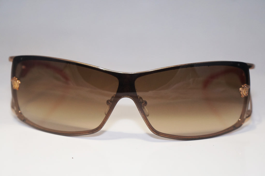 VERSACE Womens Designer Sunglasses Gold Shield MOD 2048 1052/13 16315