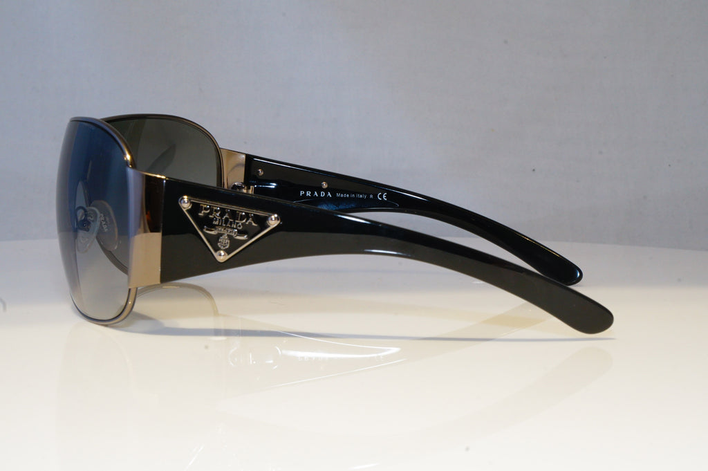 PRADA Mens Womens Designer Sunglasses Black Shield SPR 57L 5AV-3M1 20853