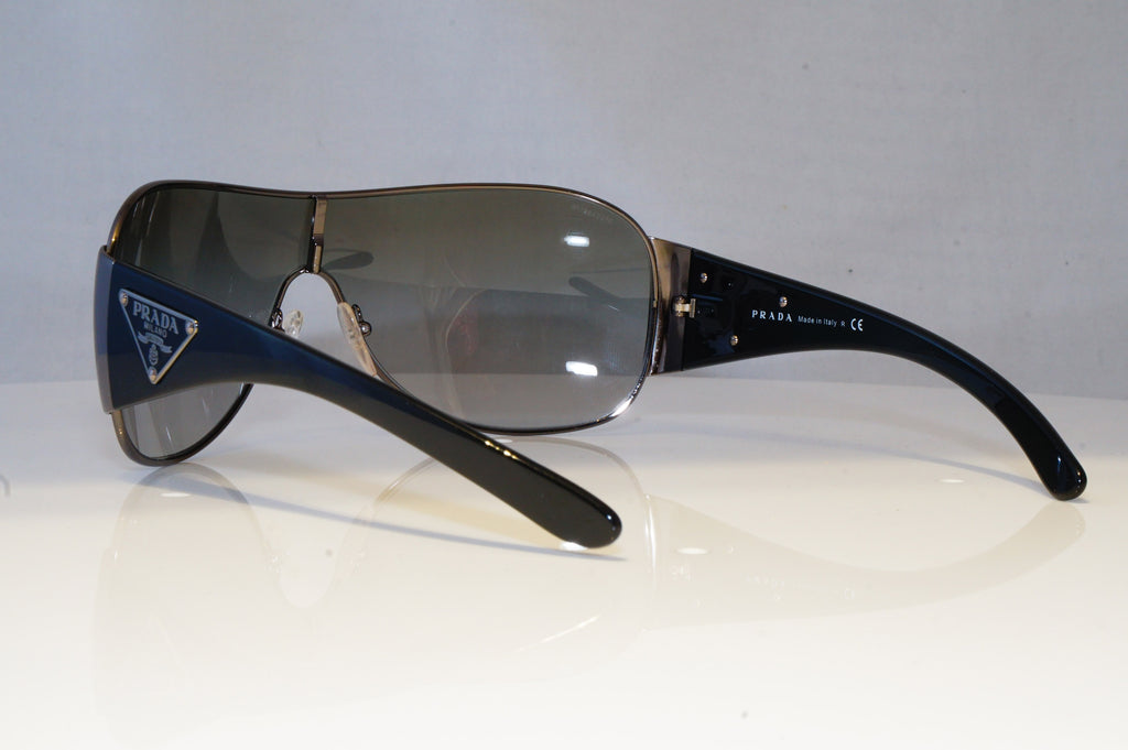 PRADA Mens Womens Designer Sunglasses Black Shield SPR 57L 5AV-3M1 20853
