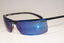 CHANEL Vintage Mens Unisex Designer Sunglasses Black Wrap 6003 C501/55 16317