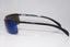 CHANEL Vintage Mens Unisex Designer Sunglasses Black Wrap 6003 C501/55 16317