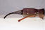 BVLGARI Vintage 1990 Unisex Designer Sunglasses Brown Shield 522 142/13 22020