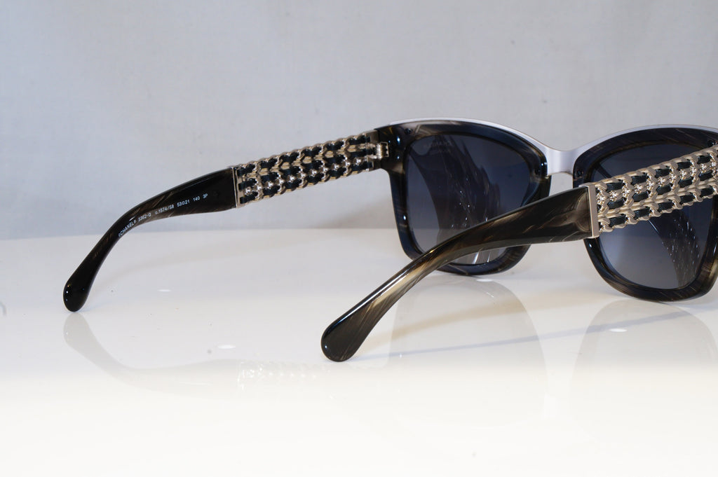 CHANEL Womens Polarized Designer Sunglasses LEATHER CHAIN 5362-Q 1574/S8 19970