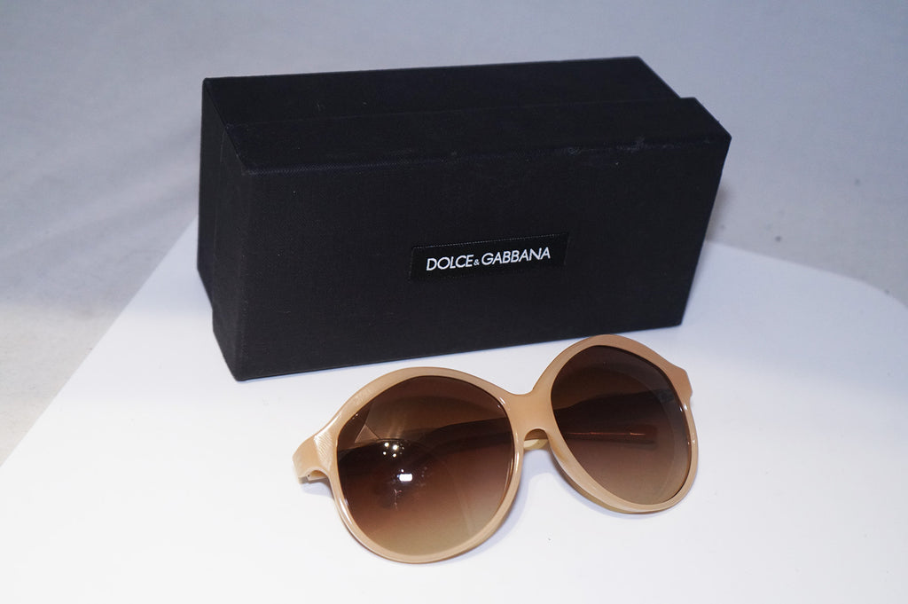 DOLCE & GABBANA Womens Designer Sunglasses Beige Oversized D&G 3014 682/13 15573