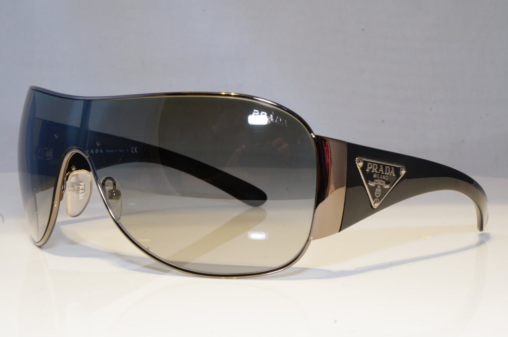 PRADA Mens Womens Designer Sunglasses Black Shield SPR 57L 5AV-3M1 20853