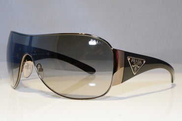 PRADA Mens Womens Designer Sunglasses Black Shield SPR 57L 5AV-3M1 20853