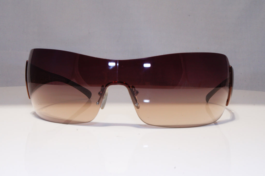 BVLGARI Vintage 1990 Unisex Designer Sunglasses Brown Shield 522 142/13 22020