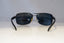 PRADA Mens Polarized Designer Sunglasses Black Rectangle SPS 54I 5AV-5Z1 20859