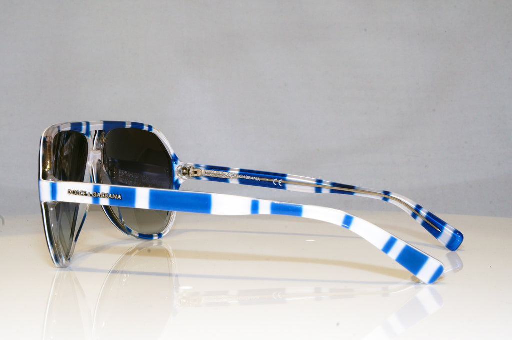 DOLCE & GABANNA Mens Designer Sunglasses Blue Aviator D&G 4182 2720/8G 17631