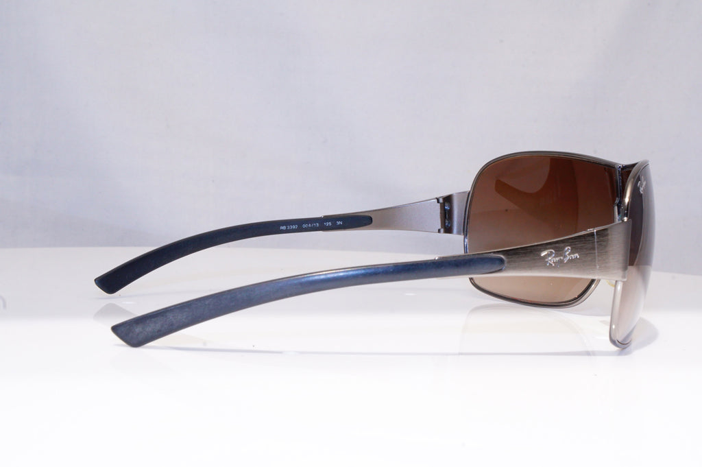 RAY-BAN Mens Designer Sunglasses Silver Shield RB 3392 004/13 18779