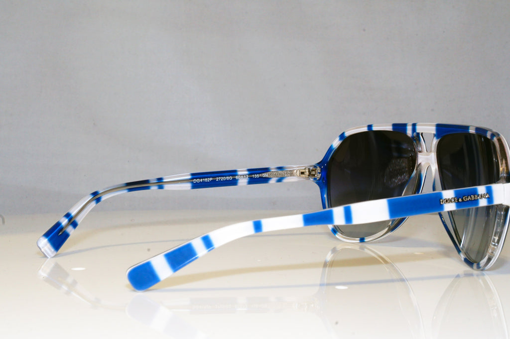 DOLCE & GABANNA Mens Designer Sunglasses Blue Aviator D&G 4182 2720/8G 17631