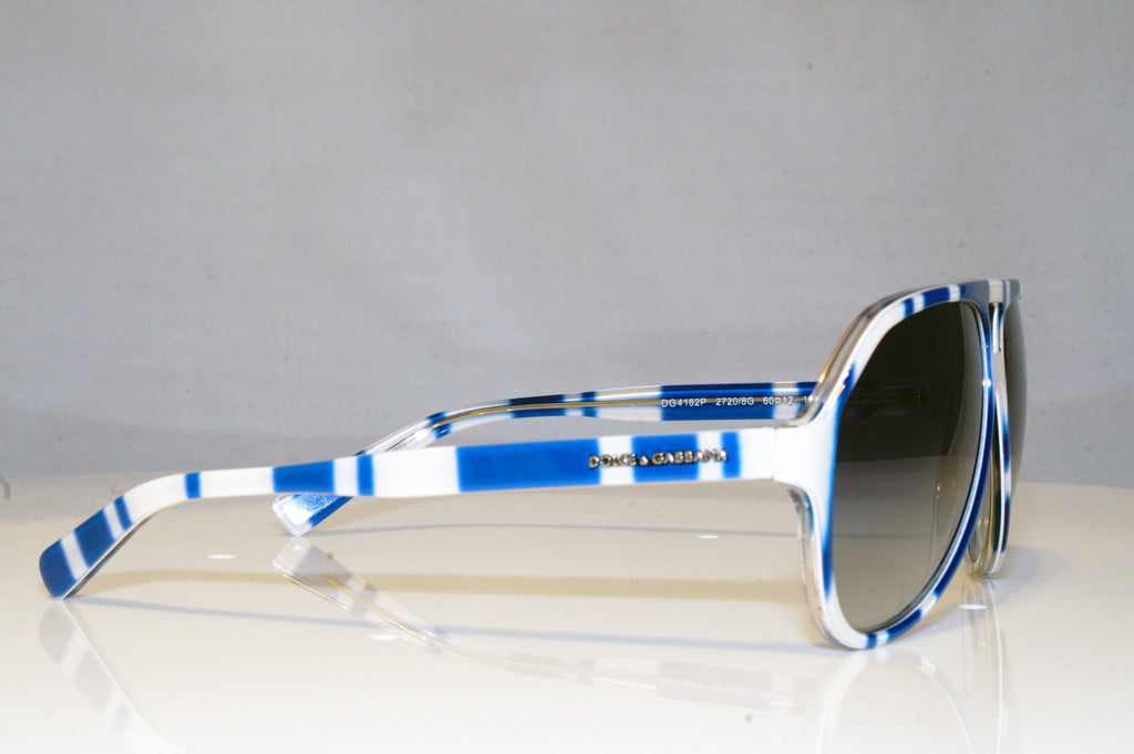 DOLCE & GABANNA Mens Designer Sunglasses Blue Aviator D&G 4182 2720/8G 17631