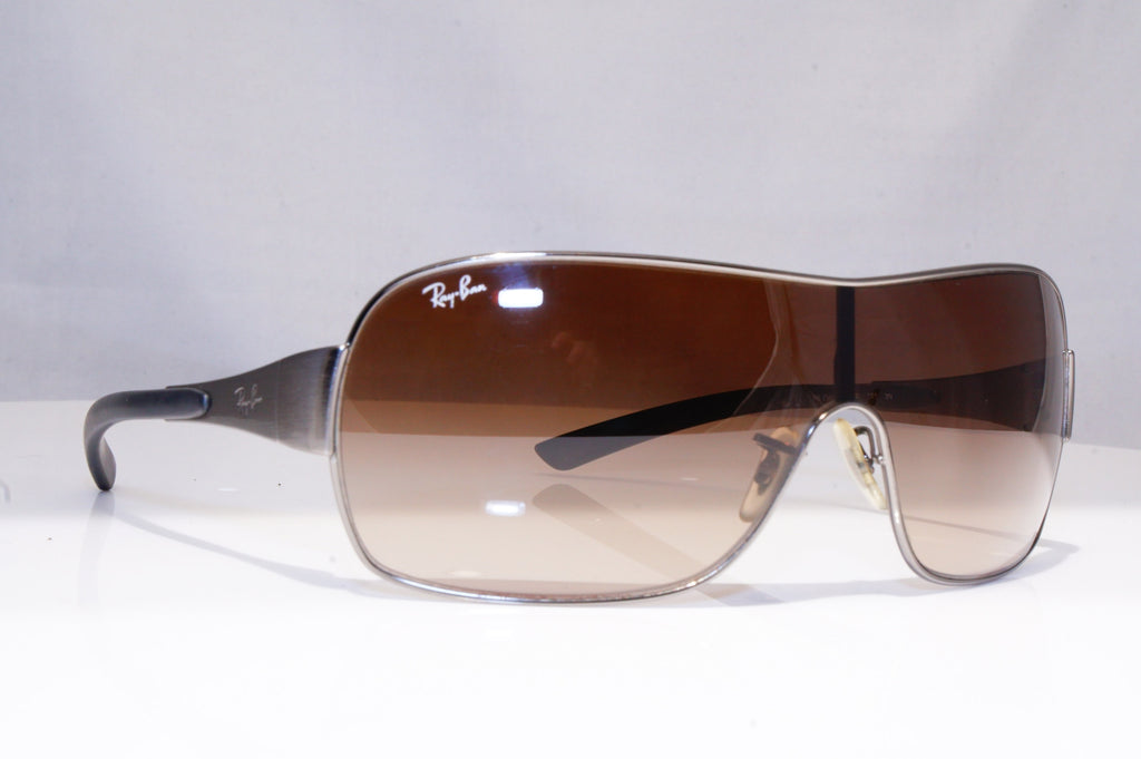RAY-BAN Mens Vintage Designer Sunglasses Brown Rectangle RB 2007 W2838 18778