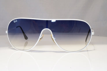 RAY-BAN Mens Womens Boxed Designer Sunglasses White Shield RB 3520 032/8G 22145